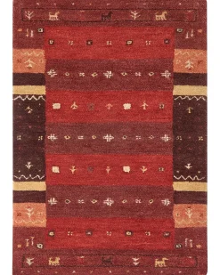 Dywan SINANLI Kolorowy 160 x 230 cm Wełna Gabbeh