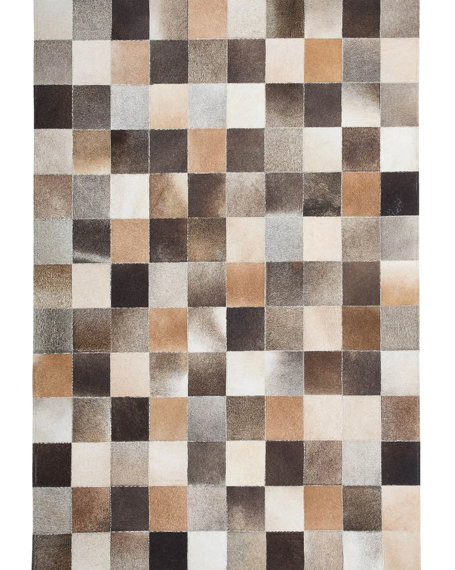 Dywan SOKE Kolorowy 160 x 230 cm Skóra naturalna