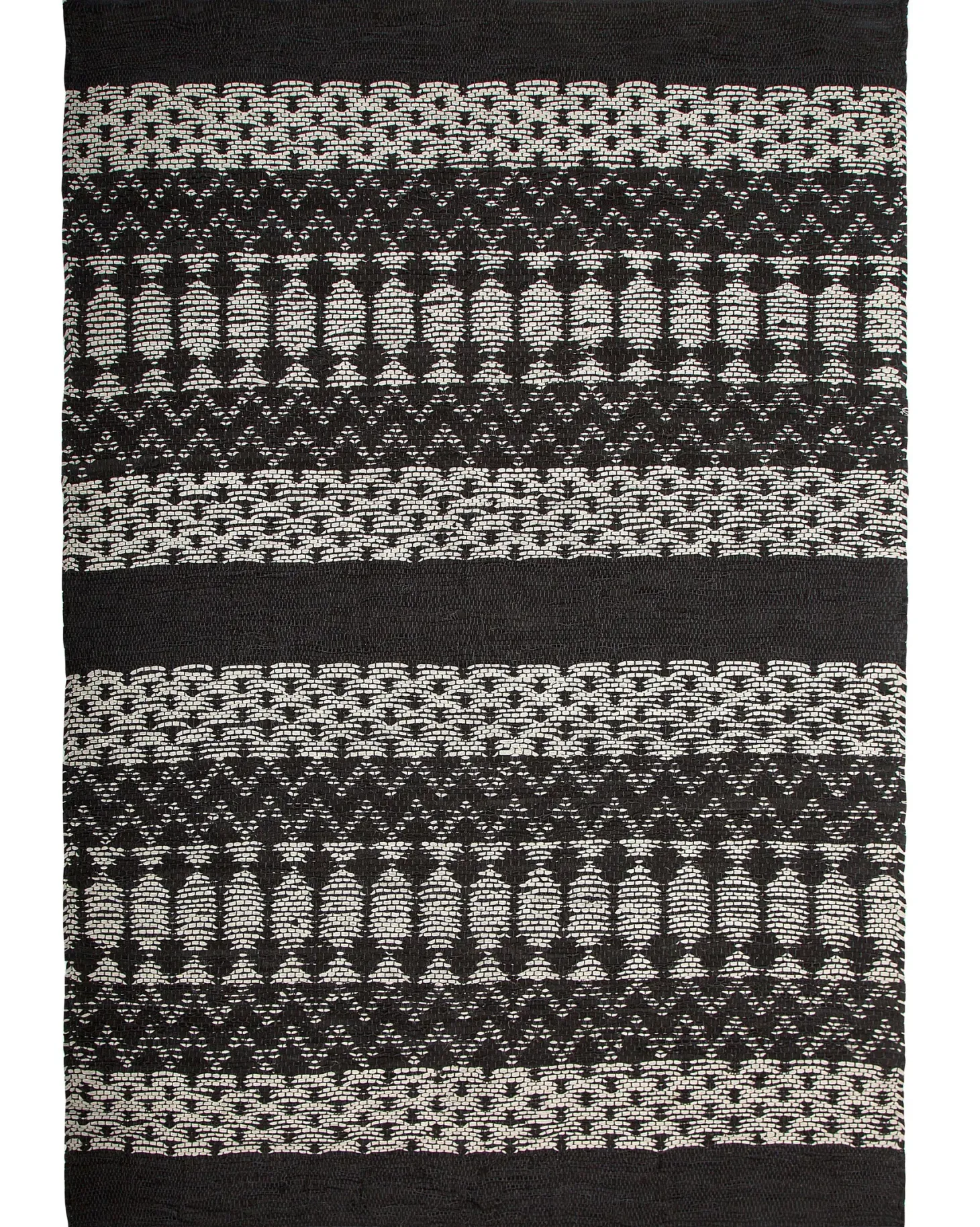 Dywan SOKUN Czarny 140 x 200 cm Skóra naturalna