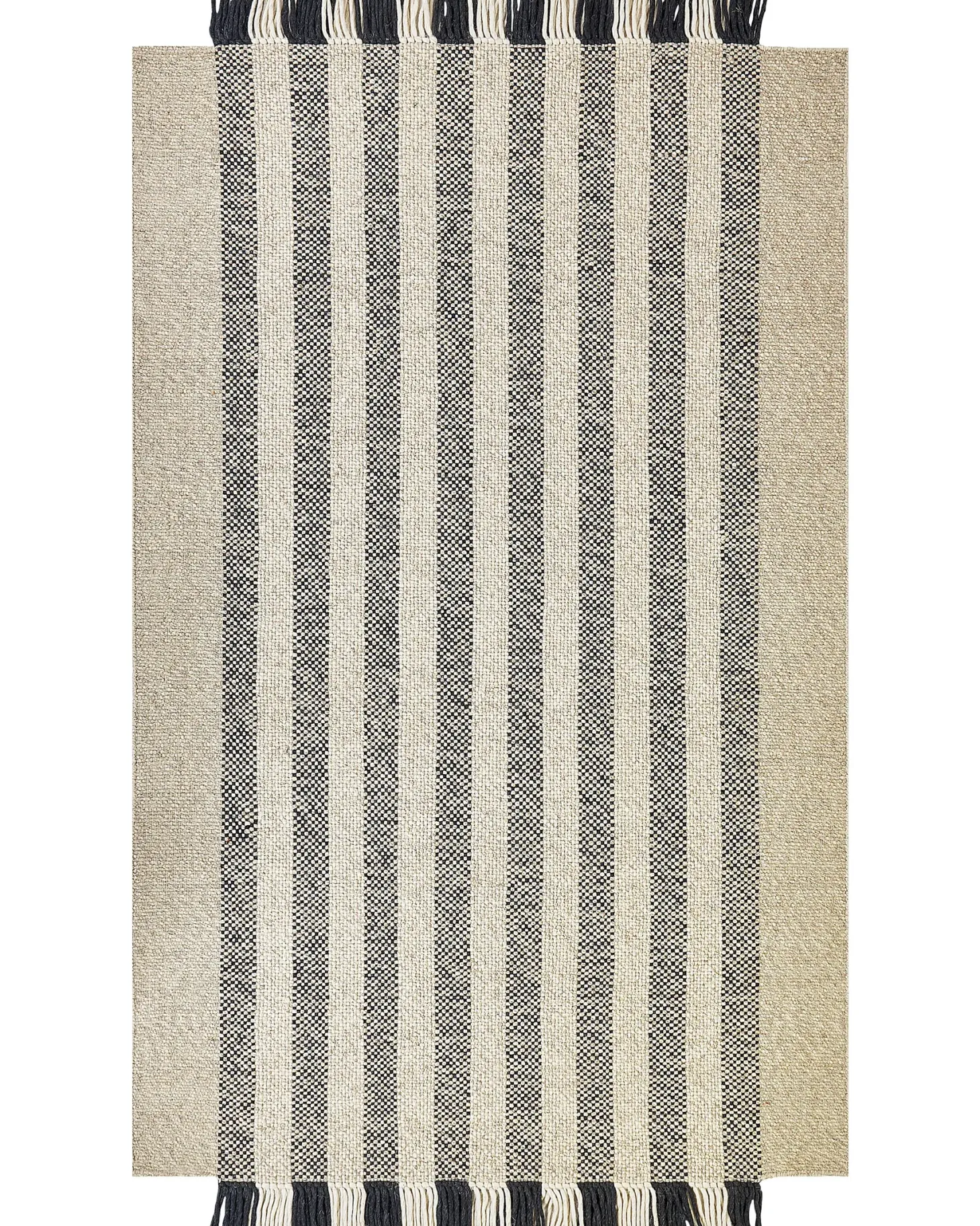 Dywan TACETTIN Biały 160 x 230 cm Wełna