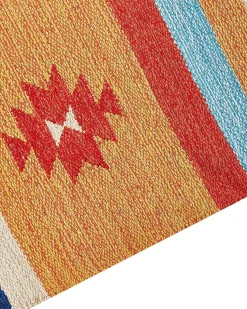 Dywan TARONIK Kolorowy 200 x 300 cm Bawełna Kilim