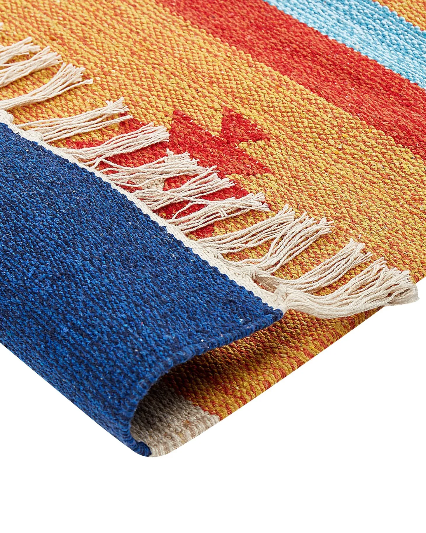Dywan TARONIK Kolorowy 200 x 300 cm Bawełna Kilim