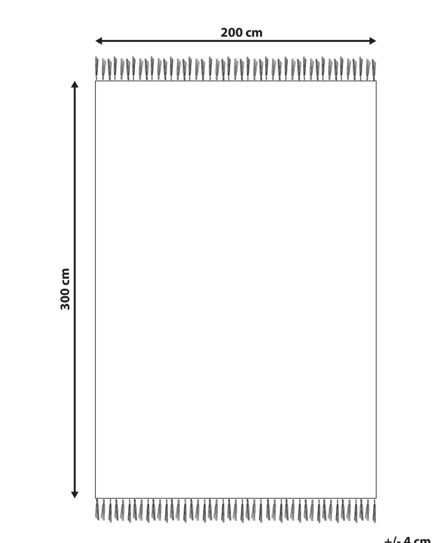Dywan TARONIK Kolorowy 200 x 300 cm Bawełna Kilim