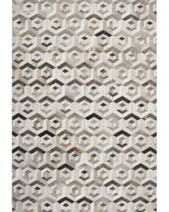 Dywan TAVAK Beżowy 160 x 230 cm Skóra naturalna