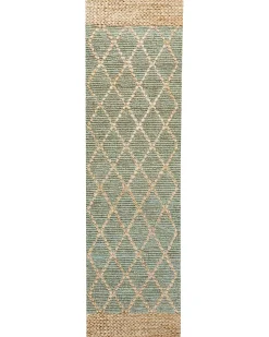 Dywan TELLIKAYA Zielony 80 x 300 cm Juta