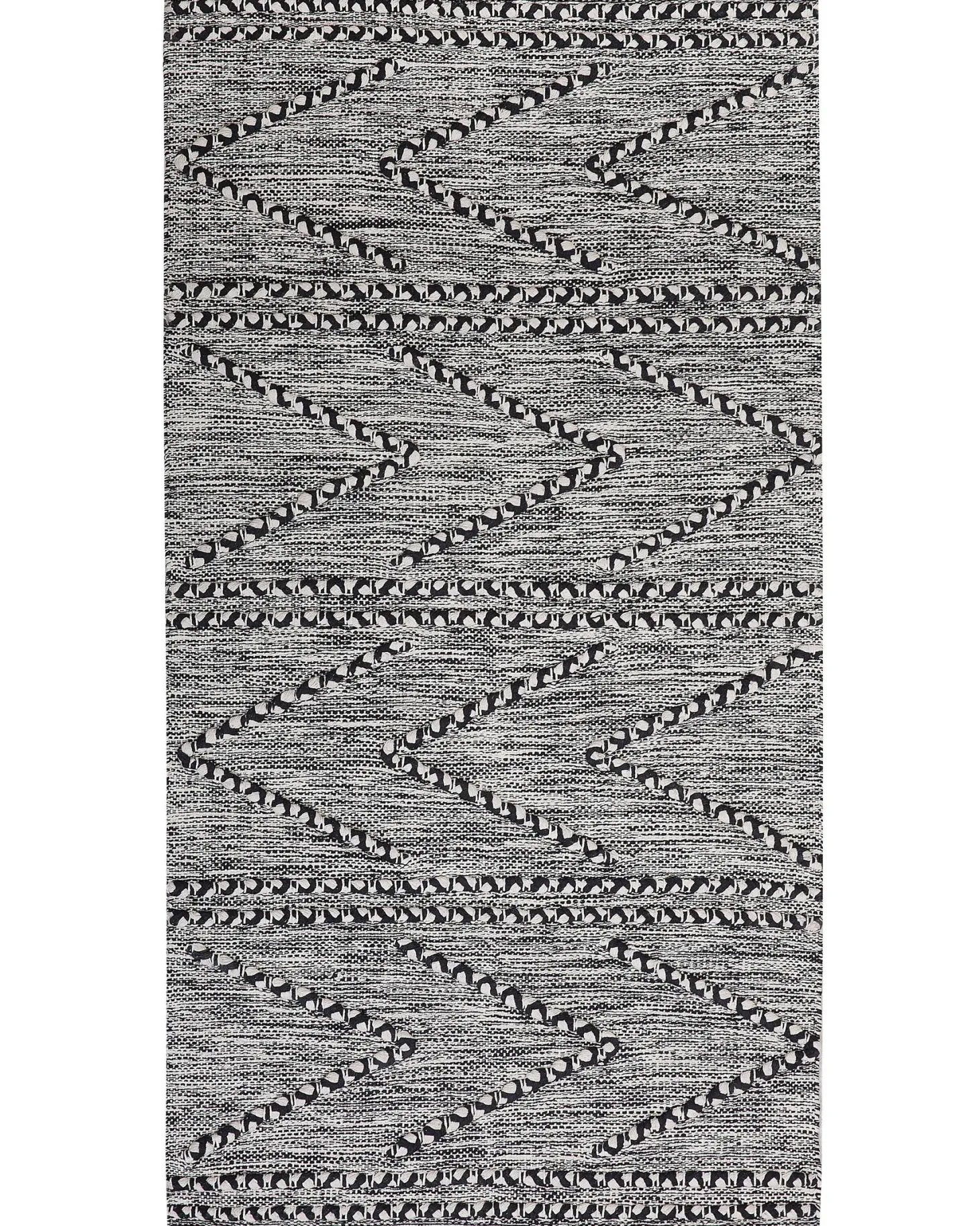 Dywan TERMAL Czarny 80 x 150 cm Bawełna