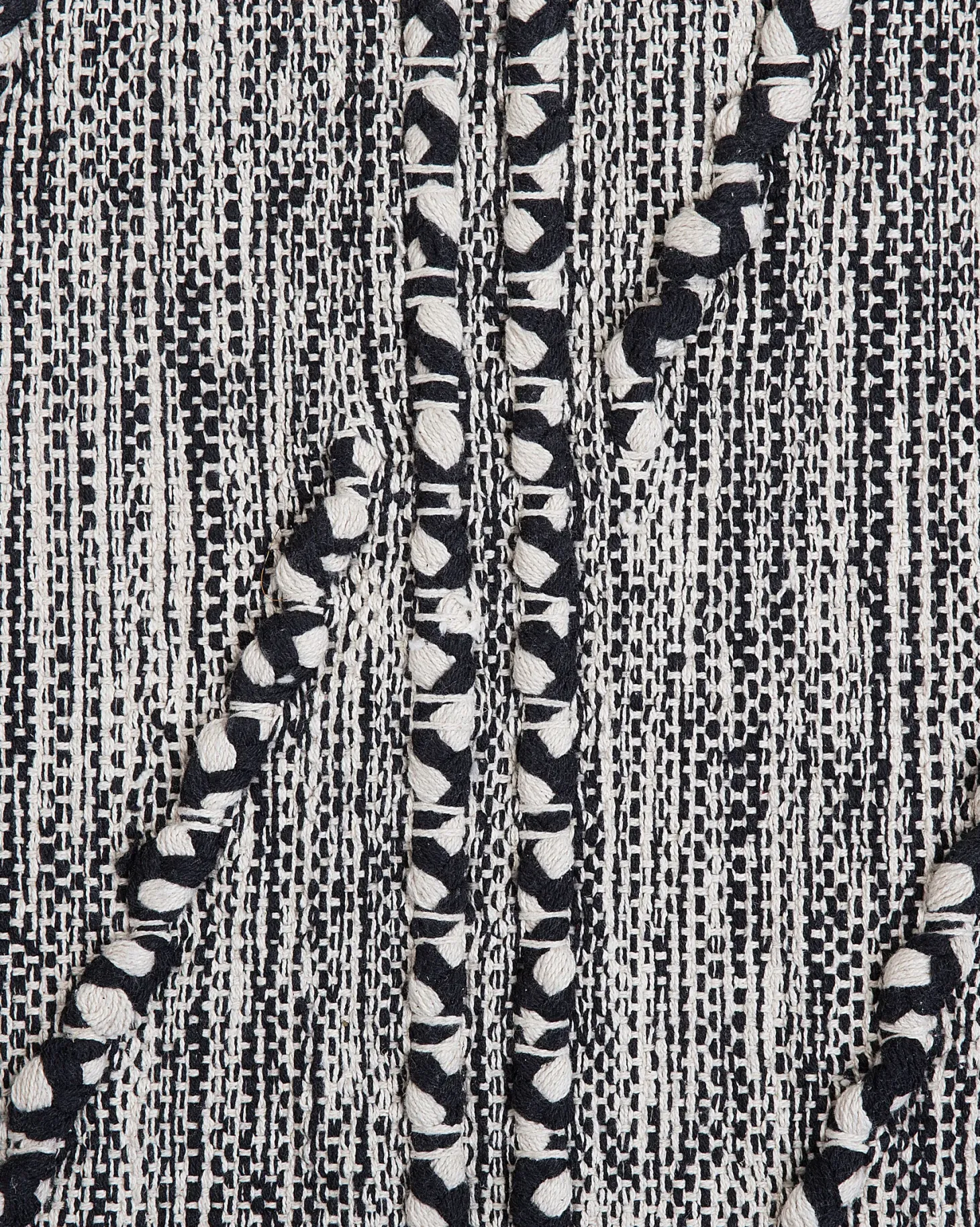 Dywan TERMAL Czarny 80 x 150 cm Bawełna