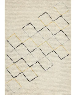 Dywan TEZPUR Beżowy 160 x 230 cm Bawełna