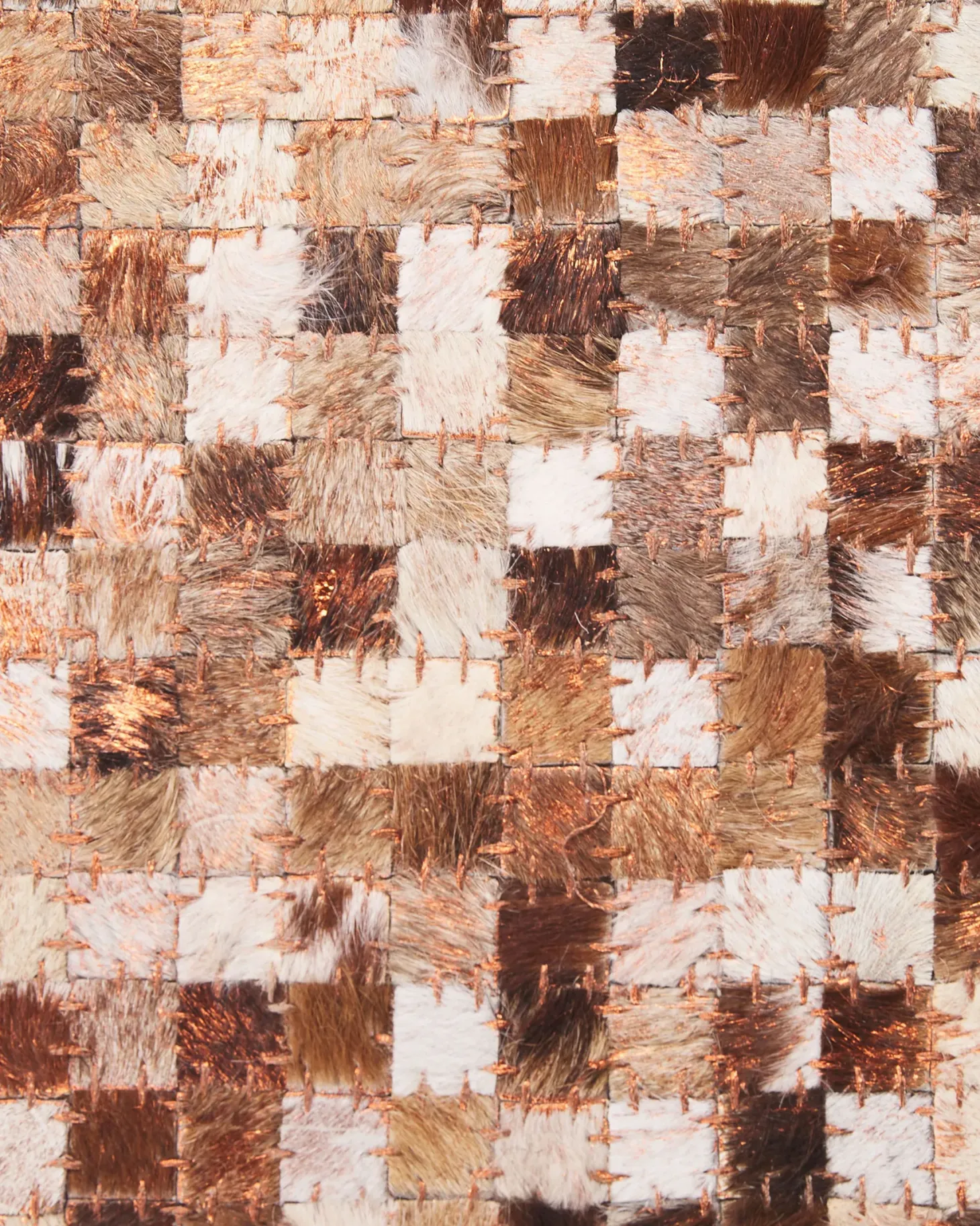 Dywan TORUL Brązowy 160 x 230 cm Skóra naturalna