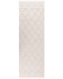Dywan TOZLU Beżowy 80 x 230 cm Bawełna