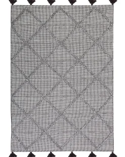 Dywan TUZLA Brązowy 140 x 200 cm Bawełna