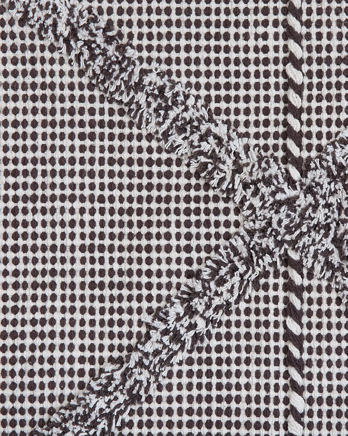 Dywan TUZLA Brązowy 140 x 200 cm Bawełna