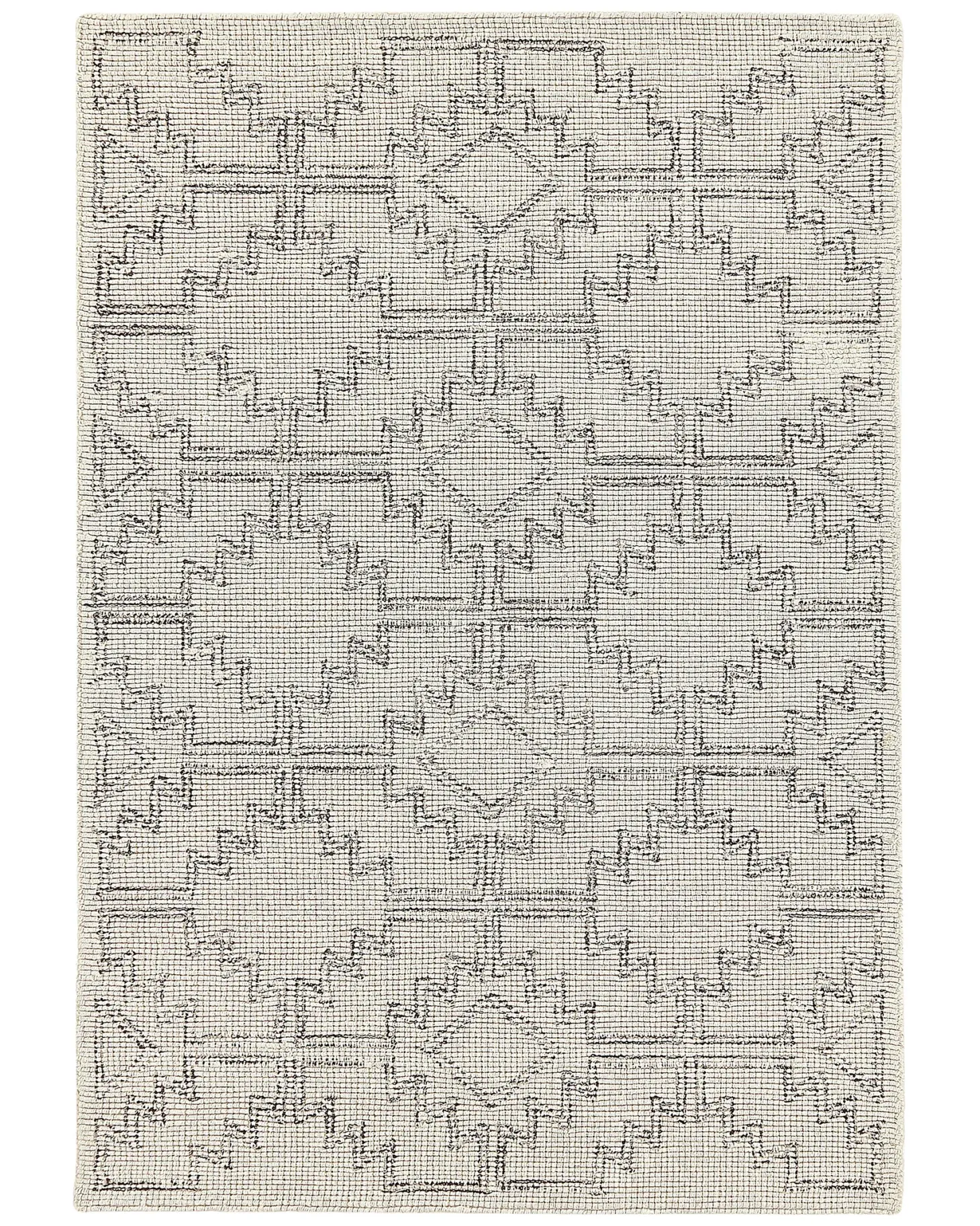 Dywan URLA Beżowy 140 x 200 cm Wełna