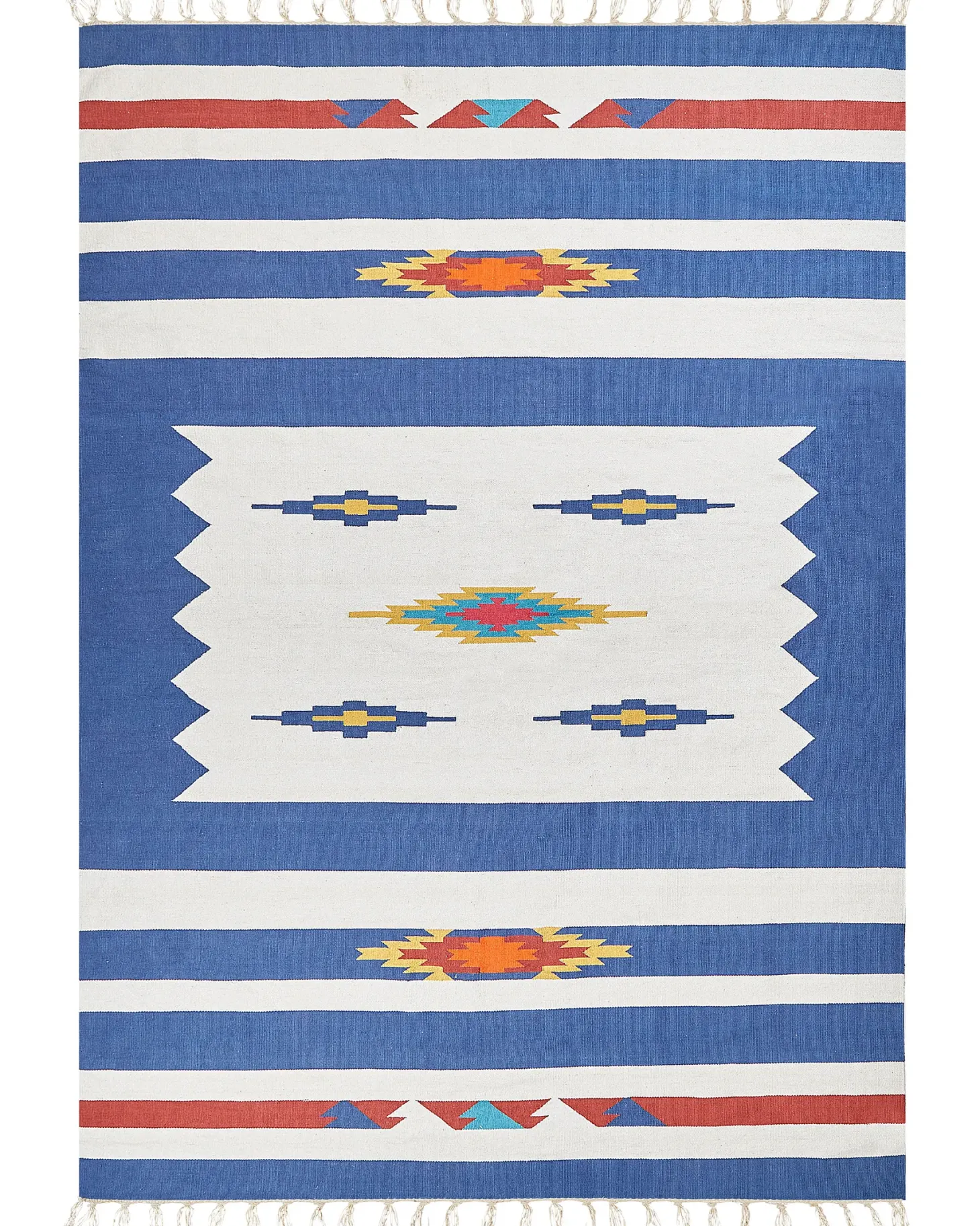 Dywan VARSER Kolorowy 200 x 300 cm Bawełna Kilim