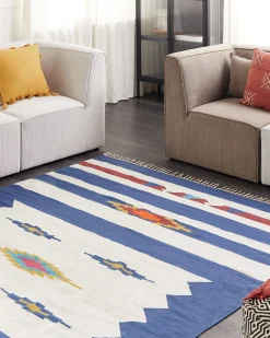Dywan VARSER Kolorowy 200 x 300 cm Bawełna Kilim