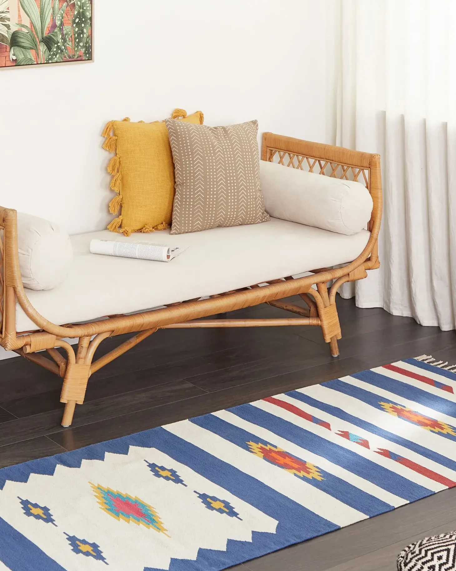 Discount Dywan VARSER Kolorowy Bawełna Kilim Chodniki|Chodniki