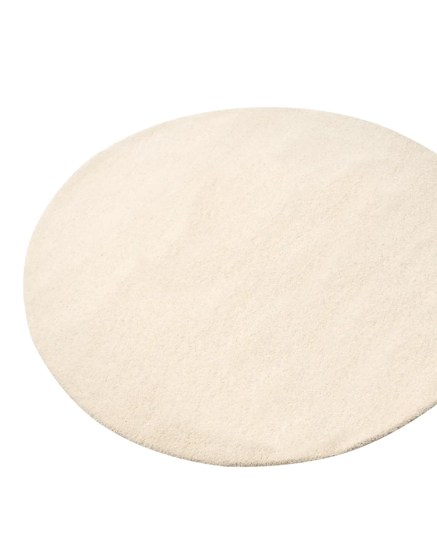 Dywan VASCO Złamana biel ø 140 cm Wełna