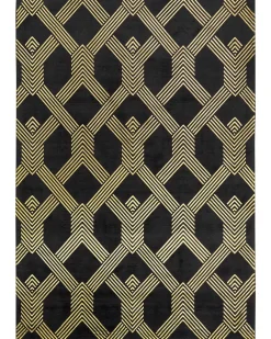 Dywan VEKSE Czarny 160 x 230 cm Wiskoza
