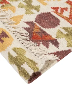 Dywan VOSKETAP Kolorowy 160 x 230 cm Wełna Kilim