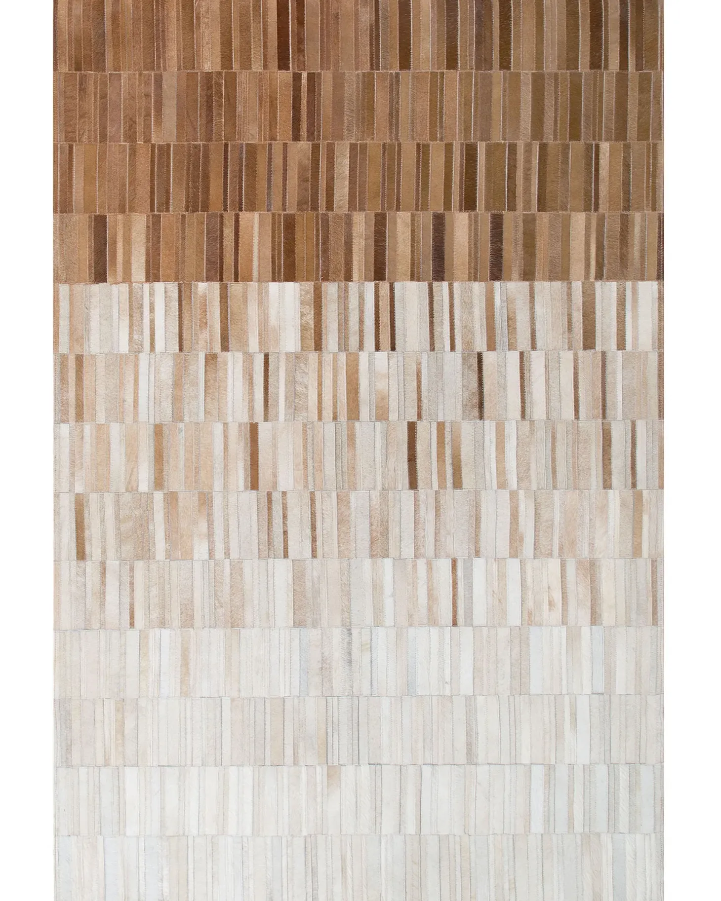 Dywan YAGDA Beżowy 140 x 200 cm Skóra naturalna