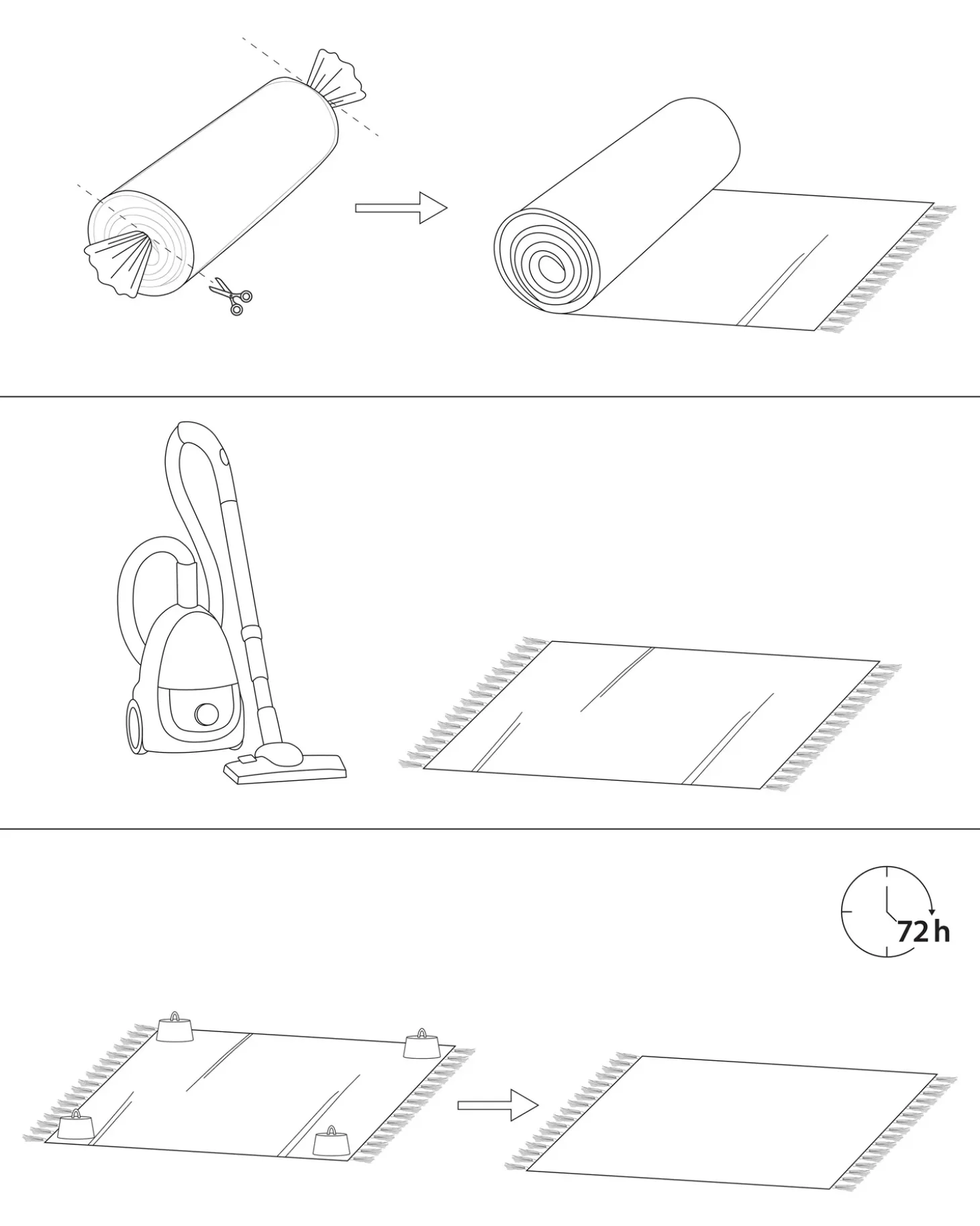 Dywan YARDERE Błękitny 160 x 230 cm Wiskoza