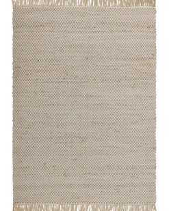 Dywan ZERDALI Beżowy 140 x 200 cm Juta