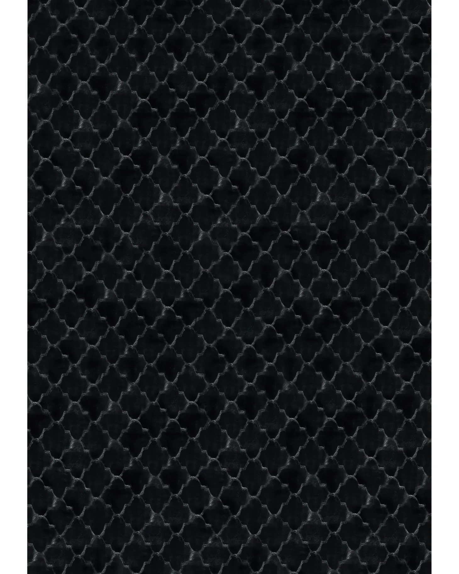 Dywan ze sztucznego futra GHARO Czarny 160 x 230 cm