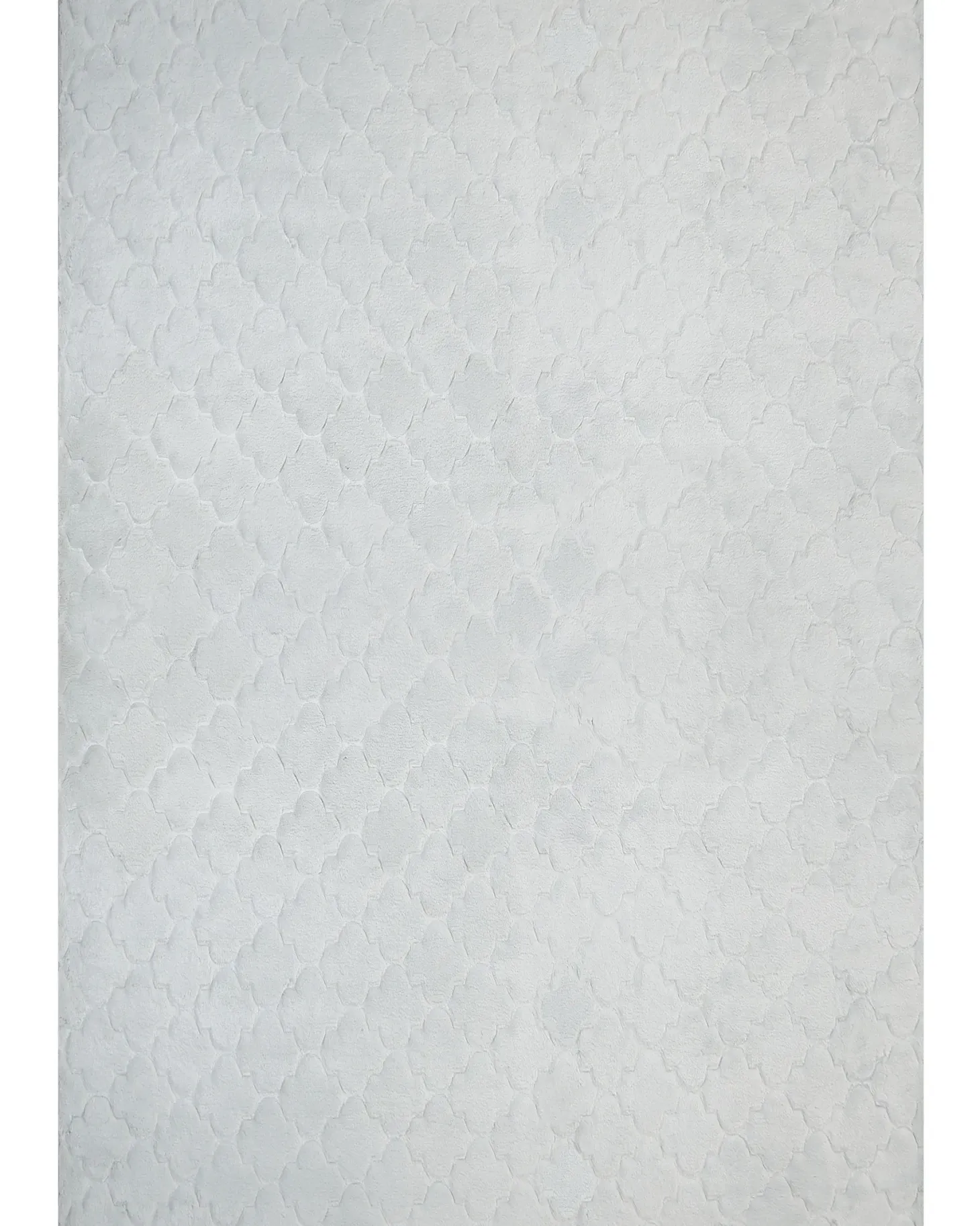 Dywan ze sztucznego futra GHARO Jasnoszary 160 x 230 cm