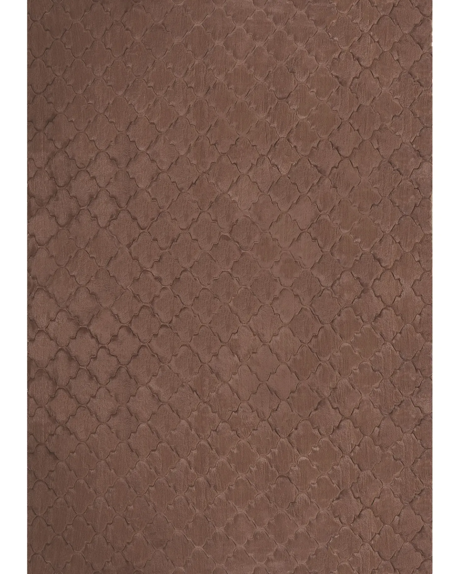 Dywan ze sztucznego futra GHARO Brązowy 160 x 230 cm