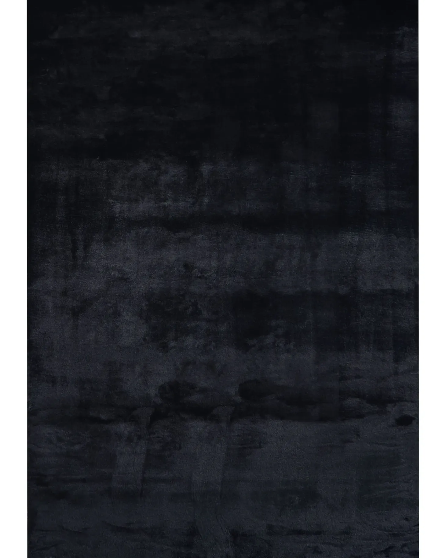 Dywan ze sztucznego futra MIRPUR Czarny 160 x 230 cm