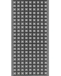 Dywan zewnętrzny ROHTAK Czarny 90 x 180 cm