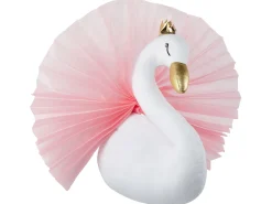 Dziecięca ozdoba ścienna Łabędź ODETTA Bawełna 32 cm Biały