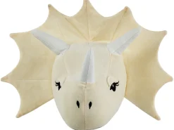 Dziecięca ozdoba ścienna Dinozaur REXX Bawełna 29 cm Jasnobeżowy