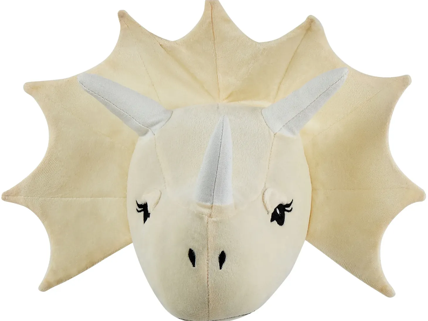 Dziecięca ozdoba ścienna Dinozaur REXX Bawełna 29 cm Jasnobeżowy