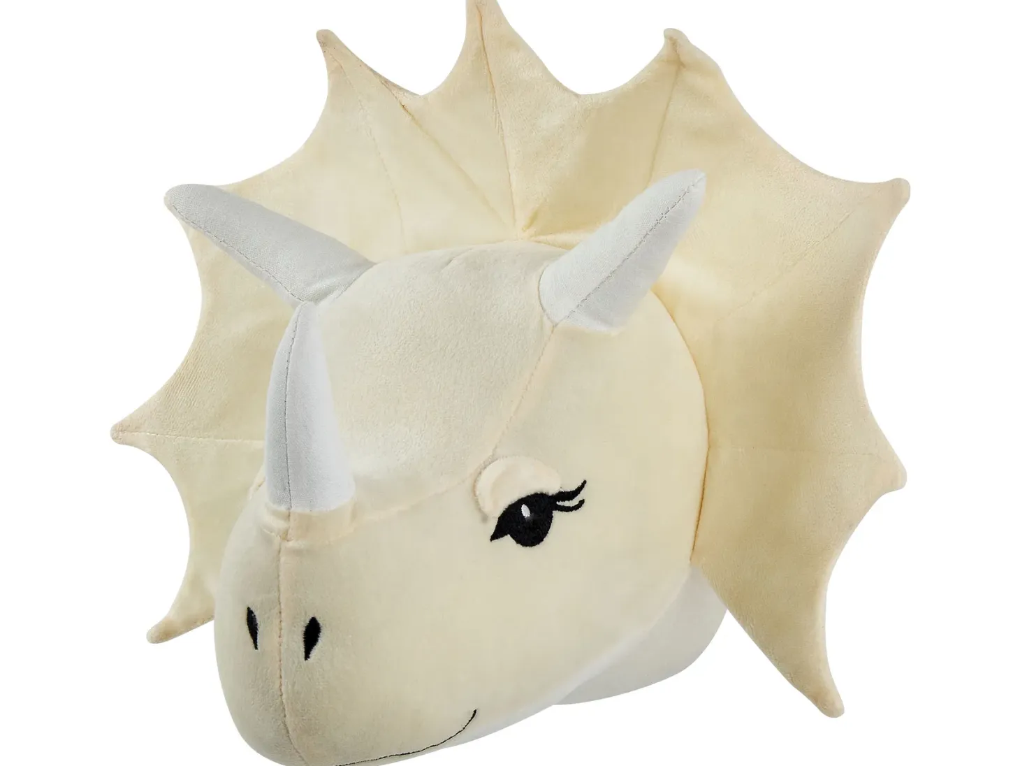 Dziecięca ozdoba ścienna Dinozaur REXX Bawełna 29 cm Jasnobeżowy