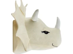 Dziecięca ozdoba ścienna Dinozaur REXX Bawełna 29 cm Jasnobeżowy