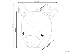 Dziecięca ozdoba ścienna Jelonek BAMBI 30 cm Beżowy