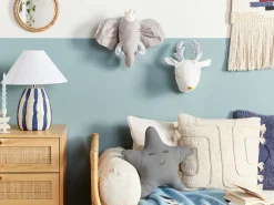 Dziecięca ozdoba ścienna Słoń TANTOR Bawełna 33 cm Szary
