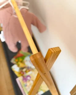 Best Dziecięcy wieszak na ubrania CREE Jasnobrązowy Dzieci Przechowywanie Dla Dzieci|Wieszaki I Stojaki Na Ubrania