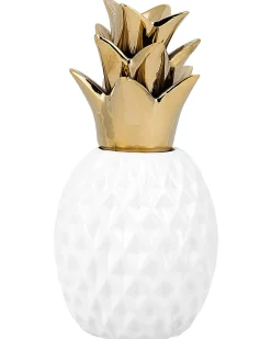 Figurka dekoracyjna Ananas TYANA Ceramika Biały