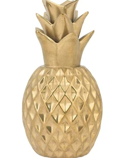 Figurka dekoracyjna Ananas TYANA Ceramika Złoty