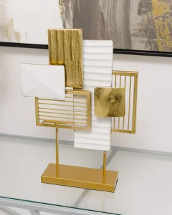 Figurka dekoracyjna BORON Metal Złoty