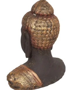 Figurka dekoracyjna Budda CARUM Ceramika Czarny
