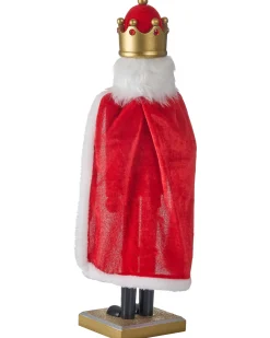 Figurka dekoracyjna HALLSJON Dziadek do orzechów 50 cm Czerwony/ zielony