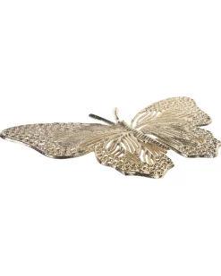 Figurka dekoracyjna Motyl MADIUN Metal Złoty