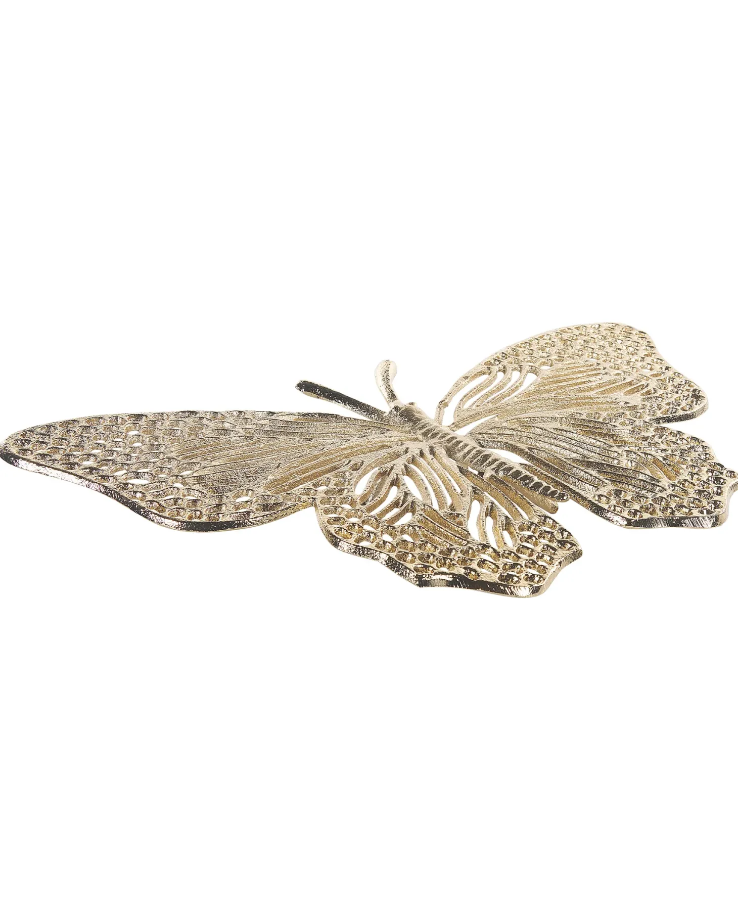 Figurka dekoracyjna Motyl MADIUN Metal Złoty
