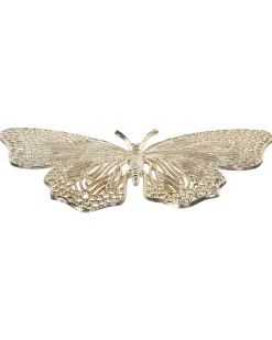Figurka dekoracyjna Motyl MADIUN Metal Złoty