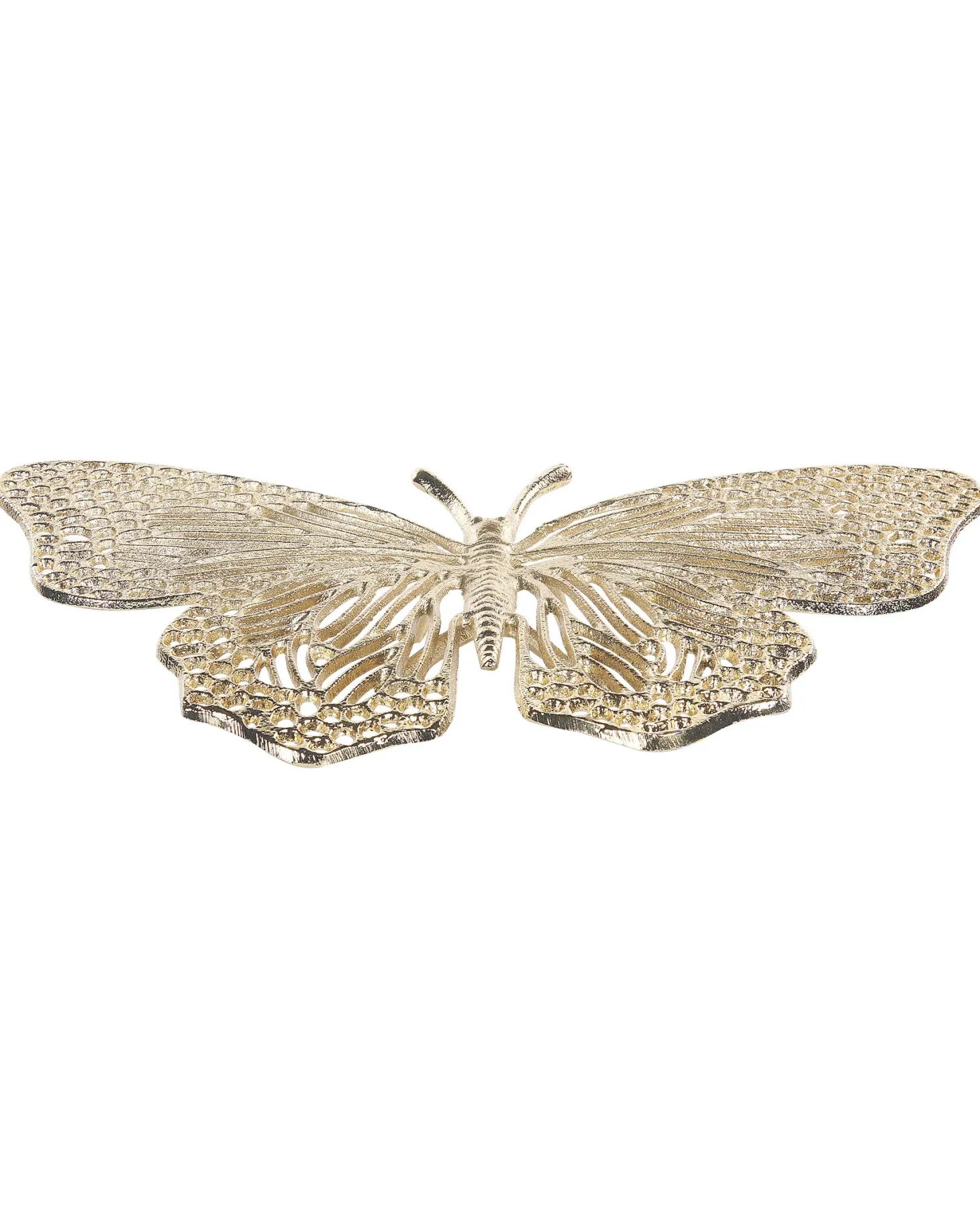 Figurka dekoracyjna Motyl MADIUN Metal Złoty