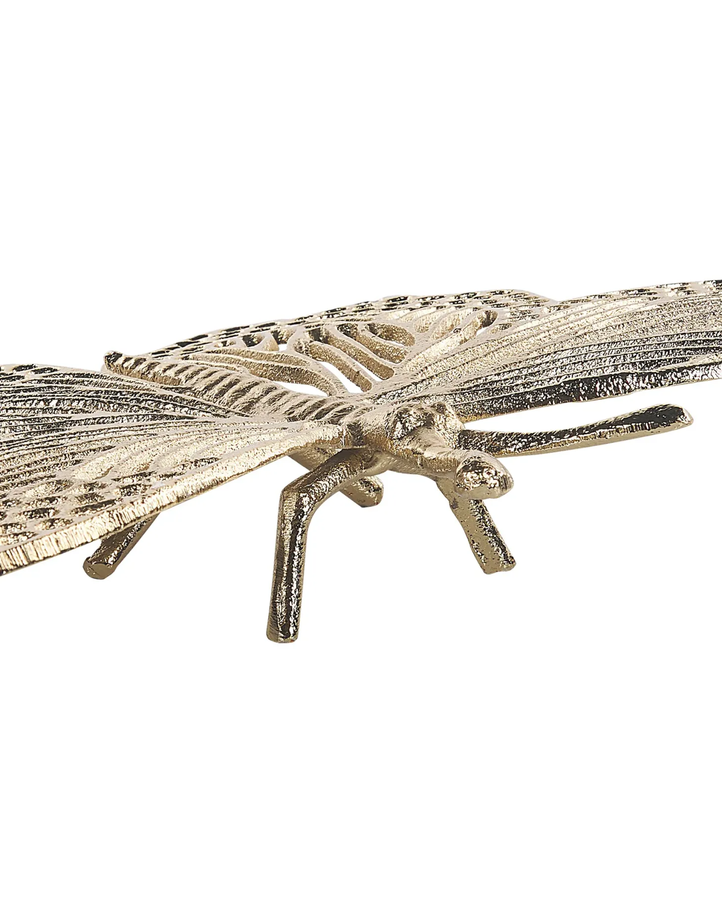 Figurka dekoracyjna Motyl MADIUN Metal Złoty