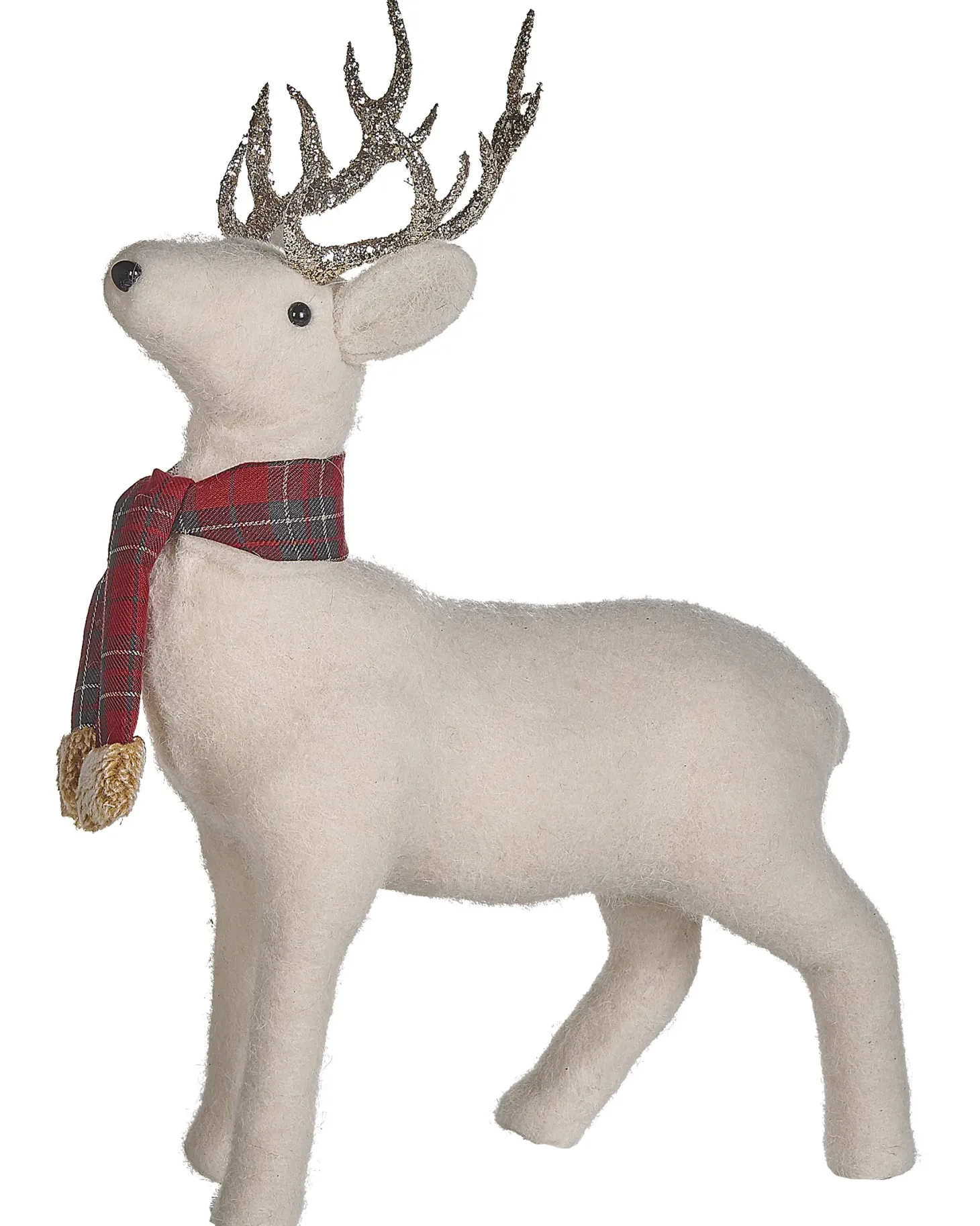 Figurka dekoracyjna MUSTOLA Renifer 48 cm Biały